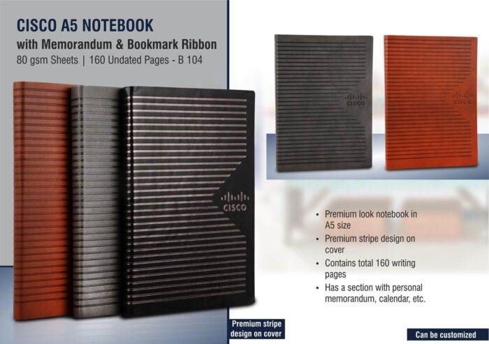 A5 Notebook with Memorandum