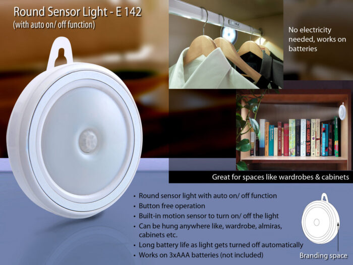 Round Sensor light (auto on/off)