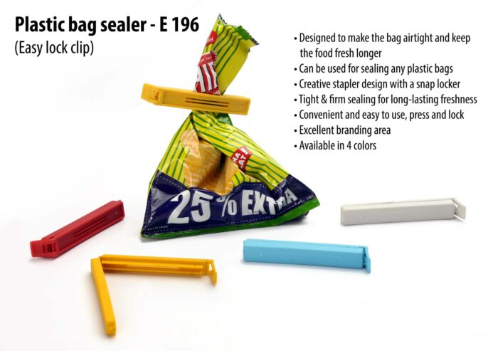 Plastic bag sealer
