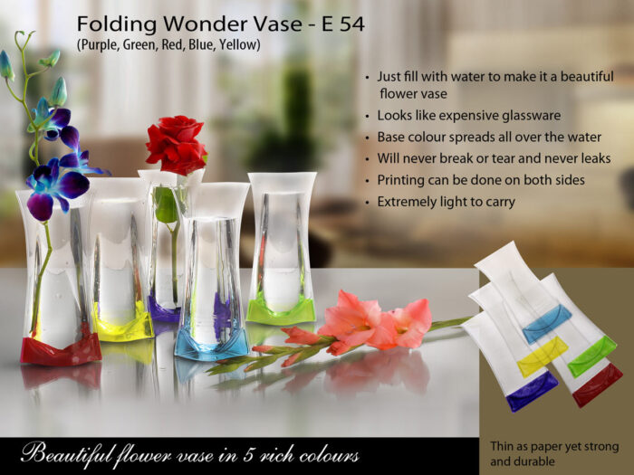 Folding Wonder Vase (Unbreakable, Leak Proof, Easy to carry)