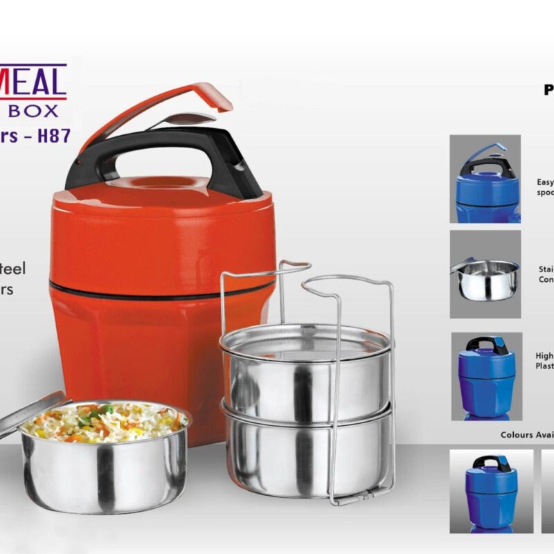 Octomeal Lunch box | 3 containers (steel)